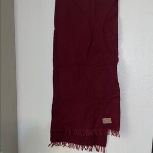 Johnstons of Elgin Burgundy Scarf